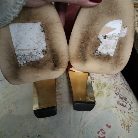 Calvin Klein Red Booties - Picture 7 of 7